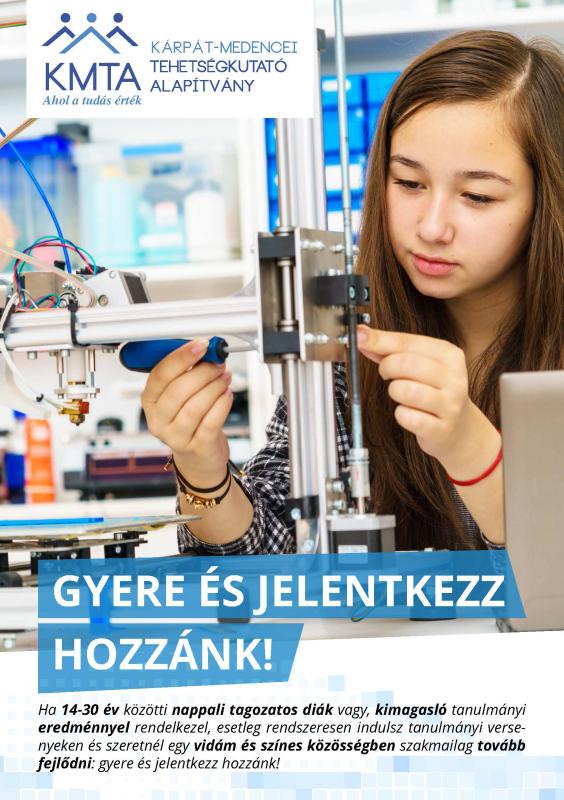 A Kárpát-medencei Tehetségkutató Alapítvány pályázati felhívásai A Kárpát-medencei Tehetségkutató Alapítvány pályázati felhívásai
