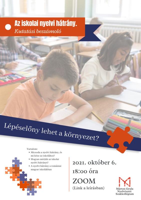 Az iskolai nyelvi hátrány. Online kutatási beszámoló Az iskolai nyelvi hátrány. Online kutatási beszámoló