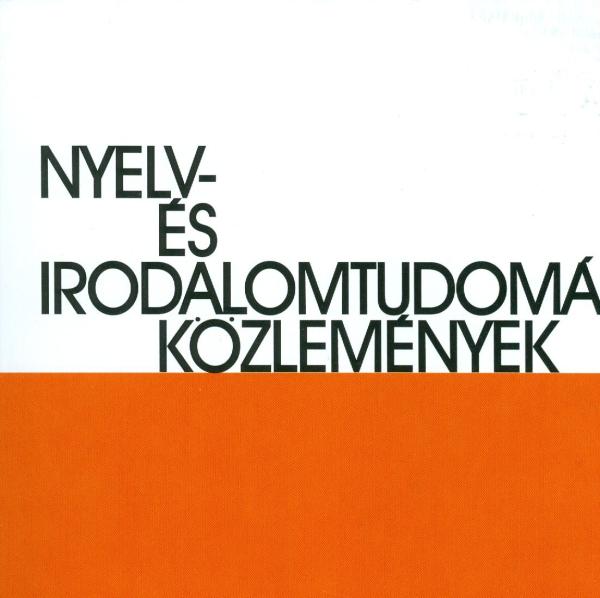 Nyelv- és Irodalomtudományi Közlemények