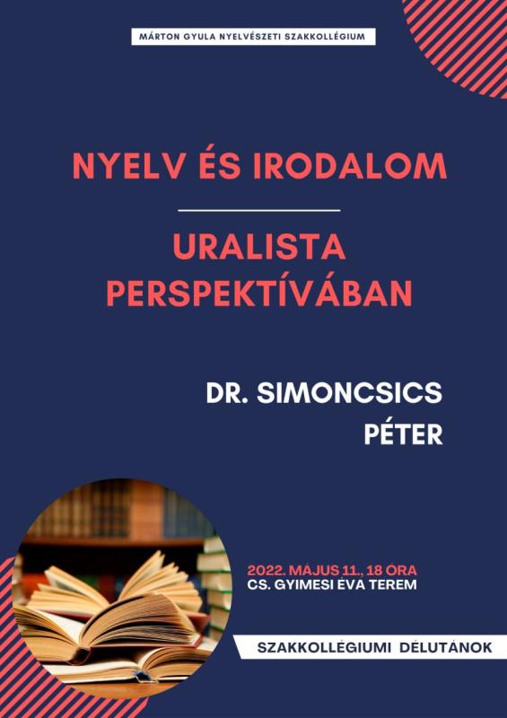 Simoncsics Péter: Nyelv és irodalom -- uralista perspektívában