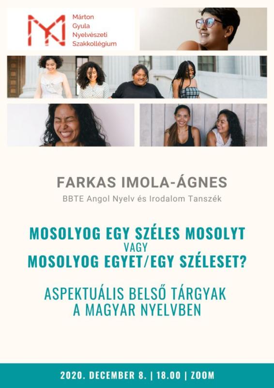 Szakkollégiumi délutánok: Farkas Imola-Ágnes előadása Szakkollégiumi délutánok: Farkas Imola-Ágnes előadása