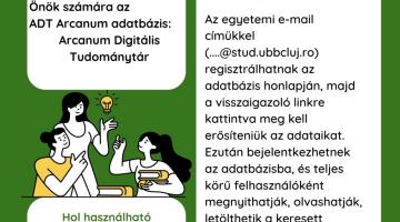 ADT Arcanum adatbázis: Arcanum Digitális Tudománytár ingyenesen elérhető