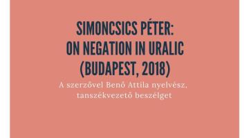 Könyvbemutató: On Negation in Uralic